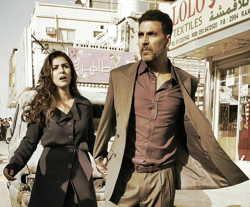 PAGE ENT AIRLIFT AKSHAY NIMRAT 01 INSIDE Nimrat Kaur and Akshay Kumar in a scene from “Airlift.” (Eros International)