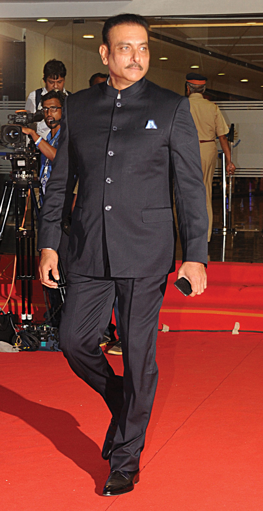 File photo of Indian Cricket Team Director Ravi Shastri, in Mumbai, April 8. (Sujit Jaiswal | AFP | Getty Images)