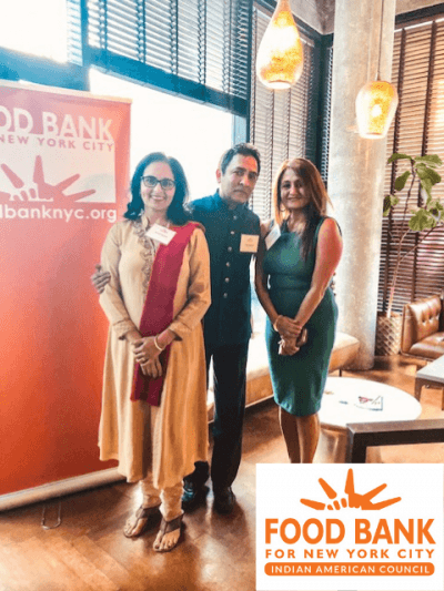 (L-r) Indian American Council Founders and Advisors Aradhana “Anna” Asava and Raj Asava, and Co-Chair Payal Sharma