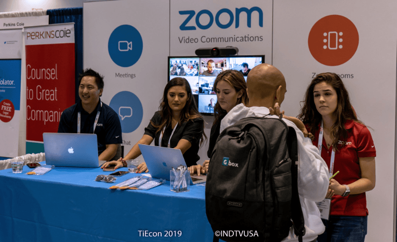 TiECON 2019 06 A view of the Zoom table at TiEcon 2019 Expo (Photo: INDTVUSA)