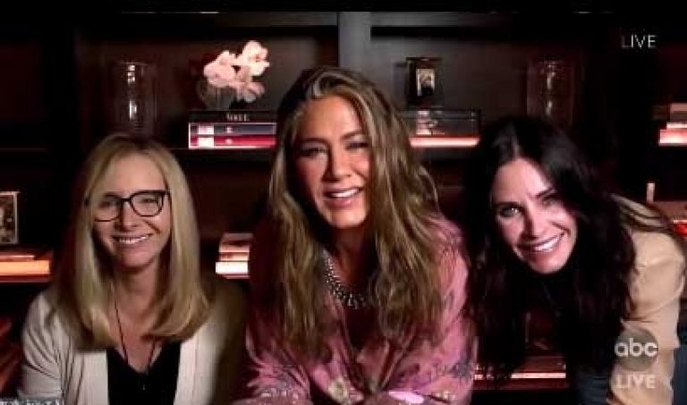 Siliconeer Emmys 2020 Jennifer Aniston Lisa Kudrow Courteney Cox