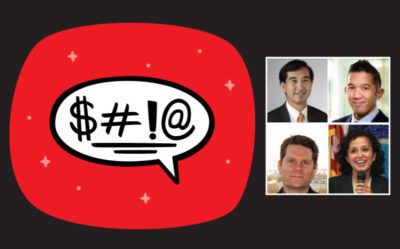 (Clockwise from top left): John Yang, executive director of Asian Americans Advancing Justice | AAJC; Neil Ruiz, associate director of Global Migration and Demography Research at the Pew Research Center; Manju Kulkarni, executive director of AP3CON; Michael German, fellow in the Brennan Center for Justice’s Liberty and National Security program. (Siliconeer/EMS)