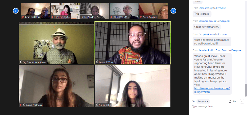 HUNGER MITAO 1 Young Changemakers - Aaliya Malhotra and Ria Laddha, along with Co-Founder of HungerMitao, Raj Asava