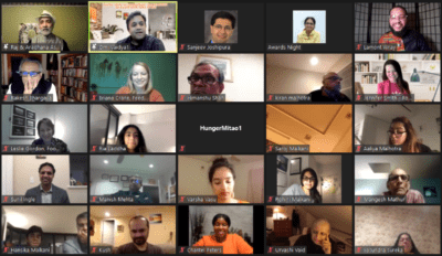 Attendees of HungerMitao's First Virtual Awards Night held on Zoom (Photo Courtesy: HungerMitao)