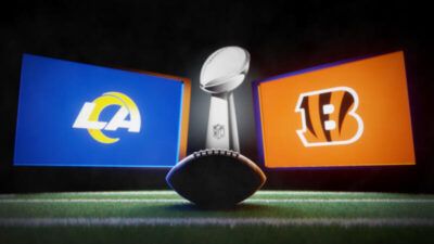 championship game on February 13, 2022. Los Angeles Rams vs. Cincinnati Bengals.