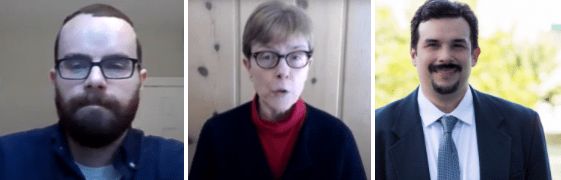 (L-r) Dan Dwyer, Attorney, Division of Financial Practices, Federal Trade Commission; Elizabeth C. Goodell, Supervising Attorney, Mid-Minnesota Legal Aid; Joe Jaramillo, Staff Attorney, Housing and Economic Rights Advocates