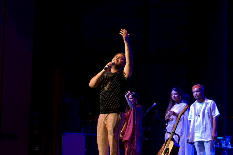 Mohd. Danish performing at the San Jose Civic Center on March 13th.