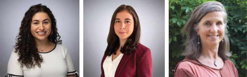 (Above, l-r): Farah Erzouki, Senior Policy Analyst, Center on Budget and Policy Priorities; Laura Guerra-Cardus, Director of State Medicaid Strategy; and Kristen Testa, Director, California Health Programs, Children Partnership. (EMS)