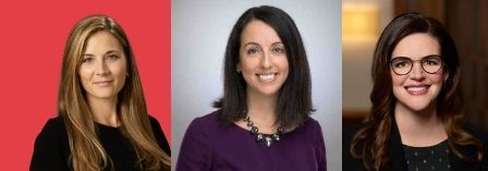 Speakers (L-R) Rachel Snyderman, Senior Associate Director, Business and Economic Policy, Bipartisan Policy Center; Shannon Buckingham, Senior Vice President for Communications and Senior Counselor, Center on Budget and Policy Priorities; Lindsay Owens, Ph.D., Executive Director, Groundwork Collaborative