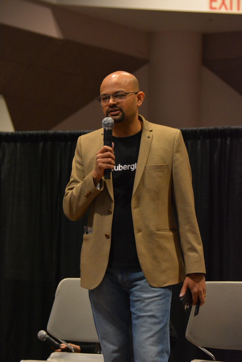 Sarthak Dudhara, CTO of Aubergine Solutions, talks UI/UX at the TiEcon Expo