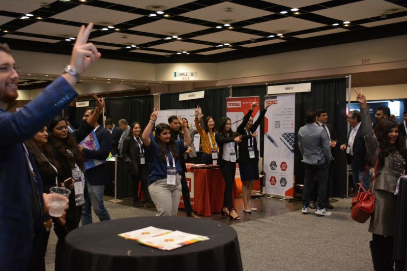 Attendees and exhibitors engage at the TiEcon 2023 Expo.