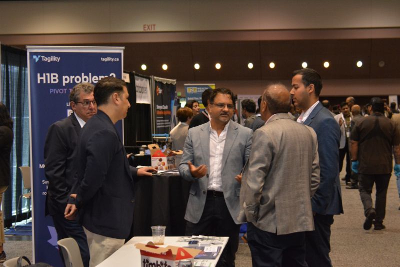 The Tagility team showcasing the benefits of Canada for entrepreneurs and H1-Bs