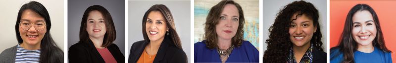 AUG 15 CA HEALTH MEDI CAL Speakers (L-r): Yingjia Huang, Deputy Director of health care benefits and eligibility, Department of Health Care Services; Jessica Altman, CEO, Covered California; Rosario Arreola Pro, COO at the California Rural Indian Health Board, Inc.; Louise McCarthy, CEO of Community Clinic Association of LA County; Dr. Seciah Aquino, ED, Latino Coalition for a Healthy California; and Mayra Alvarez, President of The Children's Partnership. (EMS)