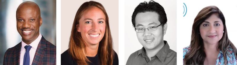 AUG 18 SCHOOL Speakers (L-r): Dr. Shaun Harper, Provost Professor at the University of Southern California Rossier School of Education and the USC Marshall School of Business; Kasey Meehan, Freedom to Read Program Director at PEN America; Dr. Tuan Nguyen, assistant professor in the College of Education at Kansas State University; and Evelyn Aleman, Founder of Our Voice: Communities for Quality Education. (EMS)