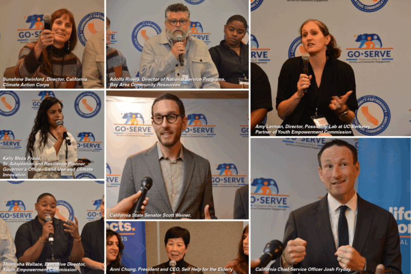 Speakers at the California Connects Regional Convening in San Francisco, Calif.