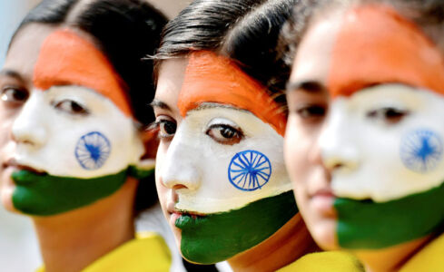 Students mark Republic Day in Chennai, Jan. 25. (Press Trust of India) page-2017-india-republic-day-05