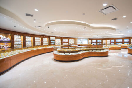 A view of the renovated Bhindi Jewellers’ Artesia, Calif. showroom. page-bhindi-05