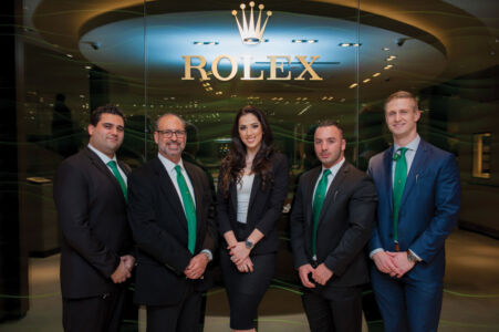 Team Rolex at Bhindi Jewellers’ Artesia, Calif., showroom. page-bhindi-06