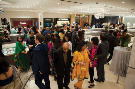 People busy shopping at the renovated Bhindi Jewellers’ Artesia, Calif. showroom. page-bhindi-14