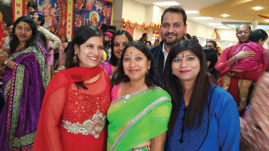 Devotees at Sunnyvale Temple attending the Dadi Pariwar USA “Chhappan Bhog.” page-chhapanbhog-05