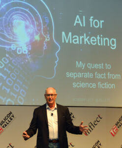 John Ellett (CEO, nFusion) speaks at the CMO Inflect Conference, in Mountain View, Calif., Sept. 21. page-cmo-inflect-15