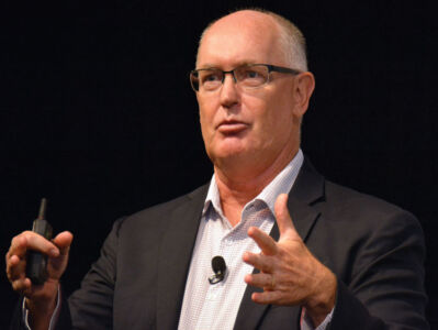 John Ellett (CEO, nFusion) speaks at the CMO Inflect Conference, in Mountain View, Calif., Sept. 21. page-cmo-inflect-17