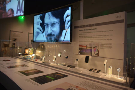 View of the MP3 exhibit. (Amar D. Gupta/Siliconeer) page-computer-02