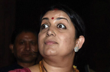 HRD Minister Smriti Irani comes out after Rajya Sabha adjourned at Parliament House in New Delhi, Feb. 25. (Vijay Kumar Joshi | PTI) page-cover-jnu-21