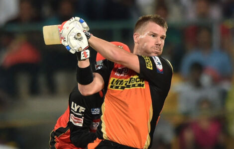 Sunrisers Hyderabad skipper David Warner plays a shot during the IPL 2016 Final. (Shailendra Bhojak | PTI) page-cricket-ipl9-03