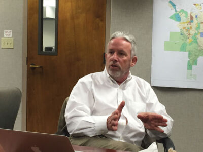 Kitson explains competing community demands on council. page-cupertino-14