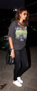 Amitabh Bachchan's daughter Shweta Bachchan Nanda at Justin Bieber's concert. (Press Trust of India) page-ent-beiber-07