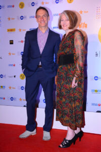 India Gold jury members Mychael Danna and Stephanie Zacharek at Jio MAMI 18th Mumbai Film Festival with Star closing ceremony. page-ent-jio-mami-13