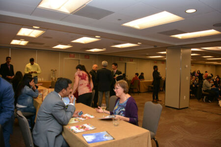Kerala tour operators discussing various travel itineraries with San Francisco travel trade professionals. (Amar D. Gupta | Siliconeer) page-kerala-02