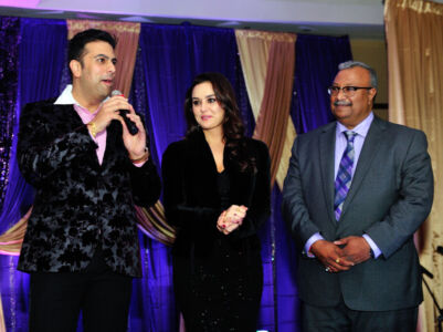 (L-r): PNG Group Chairman & MD Saurabh Gadgil, Preity Zinta and CEO Rajendra Soni. (Photo: PNG Jewelers) page-png-gallery-one-04