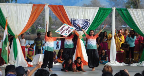 Kids dance at the India Republic Day celebrations, at Lake Elizabeth, Fremont, Calif., Feb. 6. (Vansh A. Gupta | Siliconeer) page-repday-ajay-vag-12