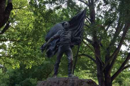 Bear Flag Monument,
also known as the Raising
of the Bear Flag. page-safari-west-print-36