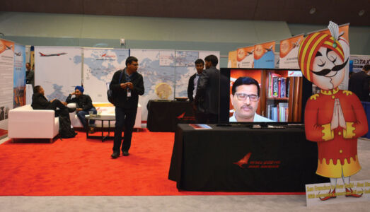 Air India booth at #TiECon2016. page-tie-06