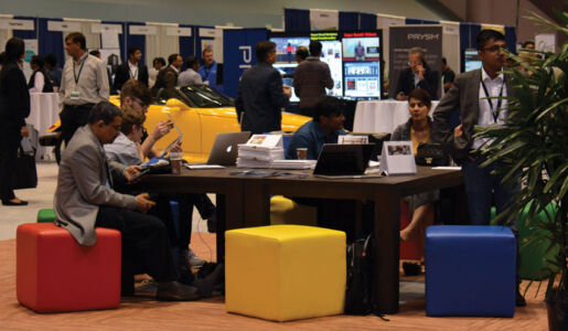Zoho had a colorful presentation at #TiECon2016. page-tie-07