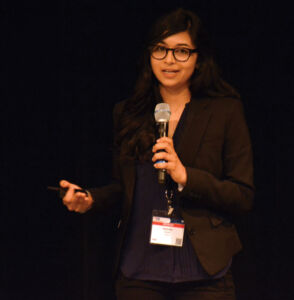 Vaishali Parekh from Pinterest speaks at #TiEcon2016 Youth event. page-tie-16