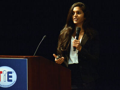 Avni Madhani presents TheHealthyBeat at #TiECon2016 Youth event. page-tie-17