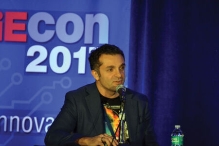 Dany El Eid, CEO of Pixelbug, AR/VR 101 track. (Vansh A. Gupta/Siliconeer) page-tiecon-2017-conference-06