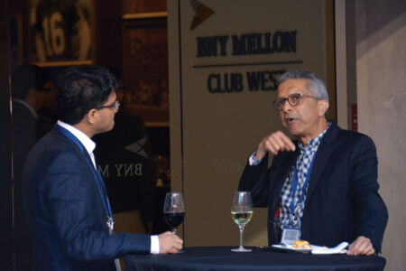 Guests at TiE Influencers’ Circle reception at BNY Mellon Club West lounge at Levis Stadium, May 5. (Vansh A. Gupta/Siliconeer) page-tiecon-2017-influencers-circle-special-reception-02