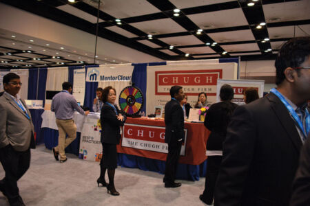 The Chugh Firm booth at #TiEcon 2015. Amar D. Gupta | Siliconeer page-tiecon2015-03