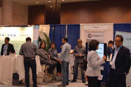 The Trivium booth all set and open for business at #TiEcon 2015. Amar D. Gupta | Siliconeer page-tiecon2015-12