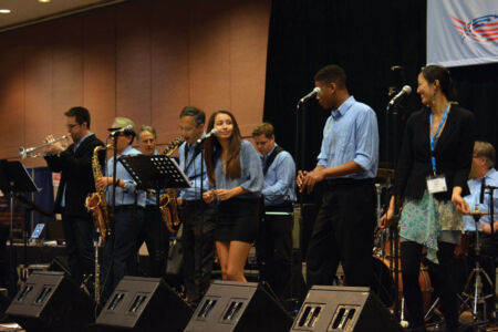 After a hard day’s work, it’s time for some entertainment. Live band performance at #TiEcon 2015. Amar D. Gupta | Siliconeer page-tiecon2015-21