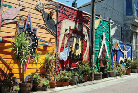 Balmy Alley is the spiritual center of the Mission Murals. page-travel-al-sfmurals-03