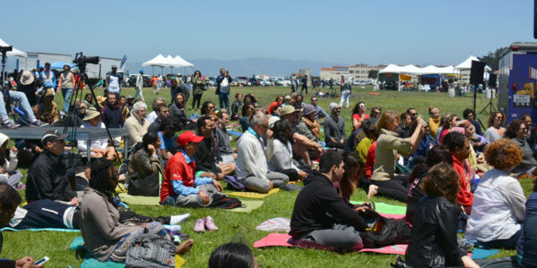 Glimpses of the International Yoga Day festivities in San Francisco, June 21. (Amar D. Gupta | Siliconeer) page-yoga-day-07