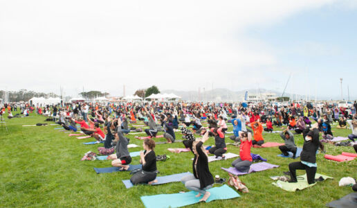 Glimpses of the International Yoga Day festivities in San Francisco, June 21. (Mahendra Singh) page-yoga-day-13