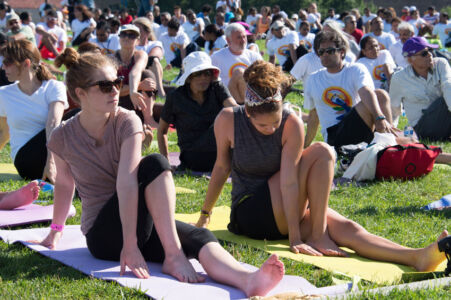Glimpses of the International Yoga Day festivities in Washington, D.C., June 21. page-yoga-day-18