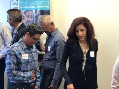 Elizabeth Oseguera, Associate Director of Policy California Primary Care Association (CPCA), at the Covered California multicultural media roundtable, in Oakland, Calif., Aug. 27. (Amar D. Gupta/Siliconeer) page-covered-ca-oak-2019-23